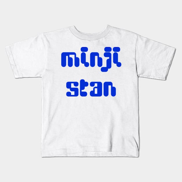 New Jeans Newjeans Minji stan typography | Morcaworks Kids T-Shirt by Oricca